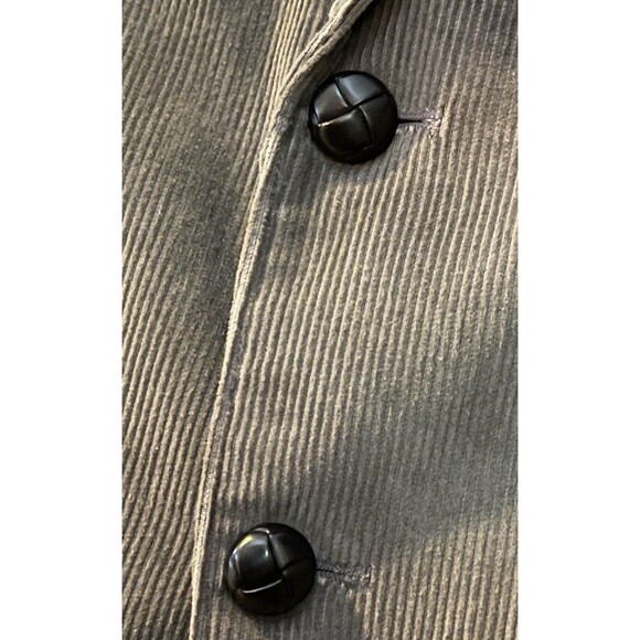 CIRCLE S Western Gray Corduroy Elbow patch Sports Coat Jacket Blazer Men's 42L - Picture 5 of 15